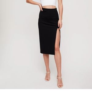 Babaton pencil slit skirt